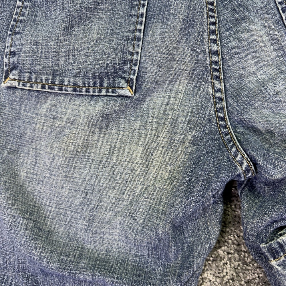 BKE Jeans Womens 31 Blue Sunset Capri Crop Denim Medium Wash Casual Logo City - Picture 10 of 10